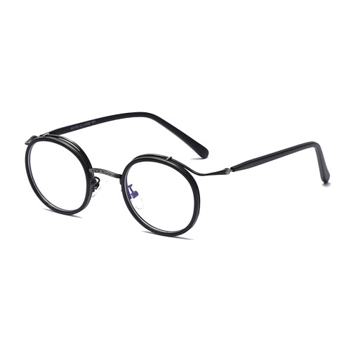 Vintage στρογγυλό μεταλλικό πλαίσιο γυαλιών, Unisex κυκλικό πλαίσιο γυαλιών οράσεως 2