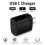 Φορτιστής τοίχου USB-C PD 20W (2 τεμάχια), Γρήγορη φόρτιση QC3.0, Συμβατό με τηλέφωνα Android 7