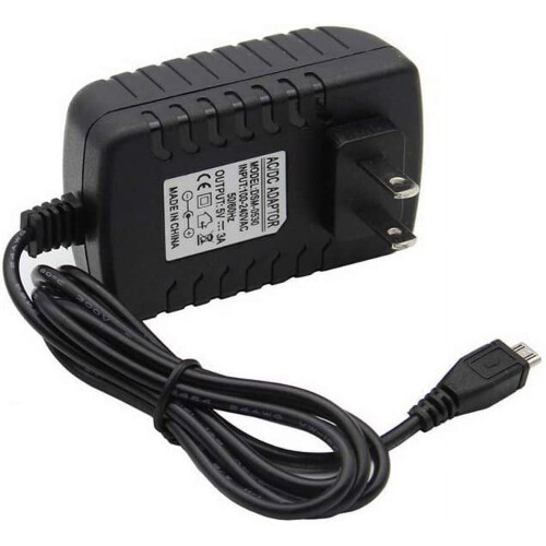 5V 3A AC Adapter Power Supply Micro USB Interface Cable Compatible with Raspberry Pi 3B/3B+/Zero 1