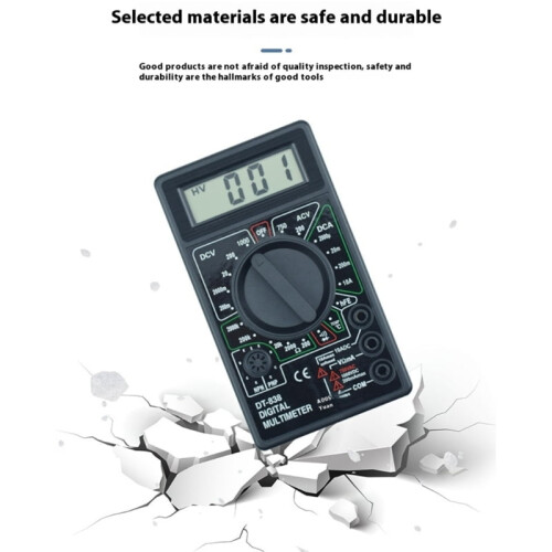 Easy Carry ABS Multimeter Automatic Ranges Adjustment Diode Triode Checker LCD Screen Upgrades for Electrical Diagnostics 2