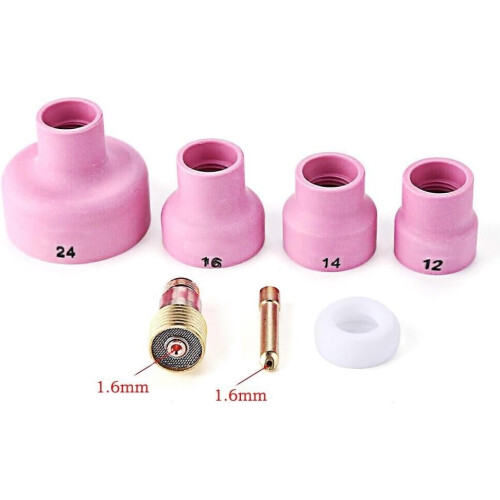 TIG Welding Accessory Set of 7 Compatible with For WP920 Torch, Lightweight & Practical 1