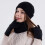 Ensemble bonnet d'hiver, écharpe et gants tactiles 4