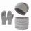 Ensemble bonnet d'hiver, écharpe et gants tactiles 5