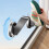 2Pcs Suction Cup Balcony Shoe Rack with Window Hooks for Clothes Drying 3