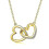 (gold)Necklace For Girlfriend Double Necklace 1