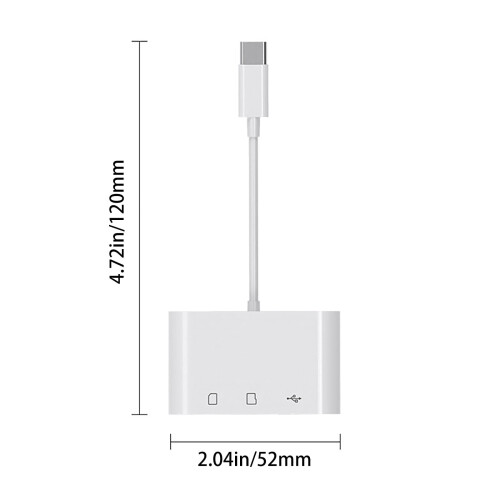 Cititor de carduri de tip C nou, tip C, Android, computer mobil, multifuncțional Otg2.0, SD/TF, disc U 1