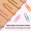 Paper Clips and Binder Clips Assorted Colors and Sizes with Storage Box 450 pcs 2
