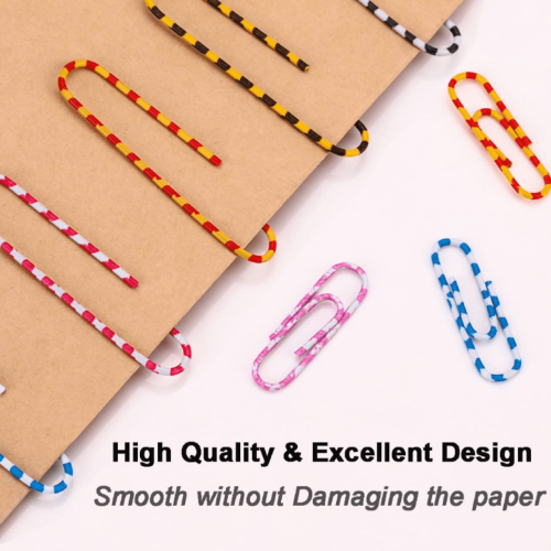 Paper Clips and Binder Clips Assorted Colors and Sizes with Storage Box 450 pcs 1