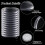 100PCS Clear Coin Capsules Coin Case Holders Containers Storage Boxes SetA 2