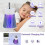 GIXUSIL Rechargeable Bug Zapper Portable USB LED Purple 7