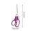 Scissors Set,Stainless Steel Two-Color Multifunctional Scissors,compatible with Sharp for Student Craft Office Home Teaching 3
