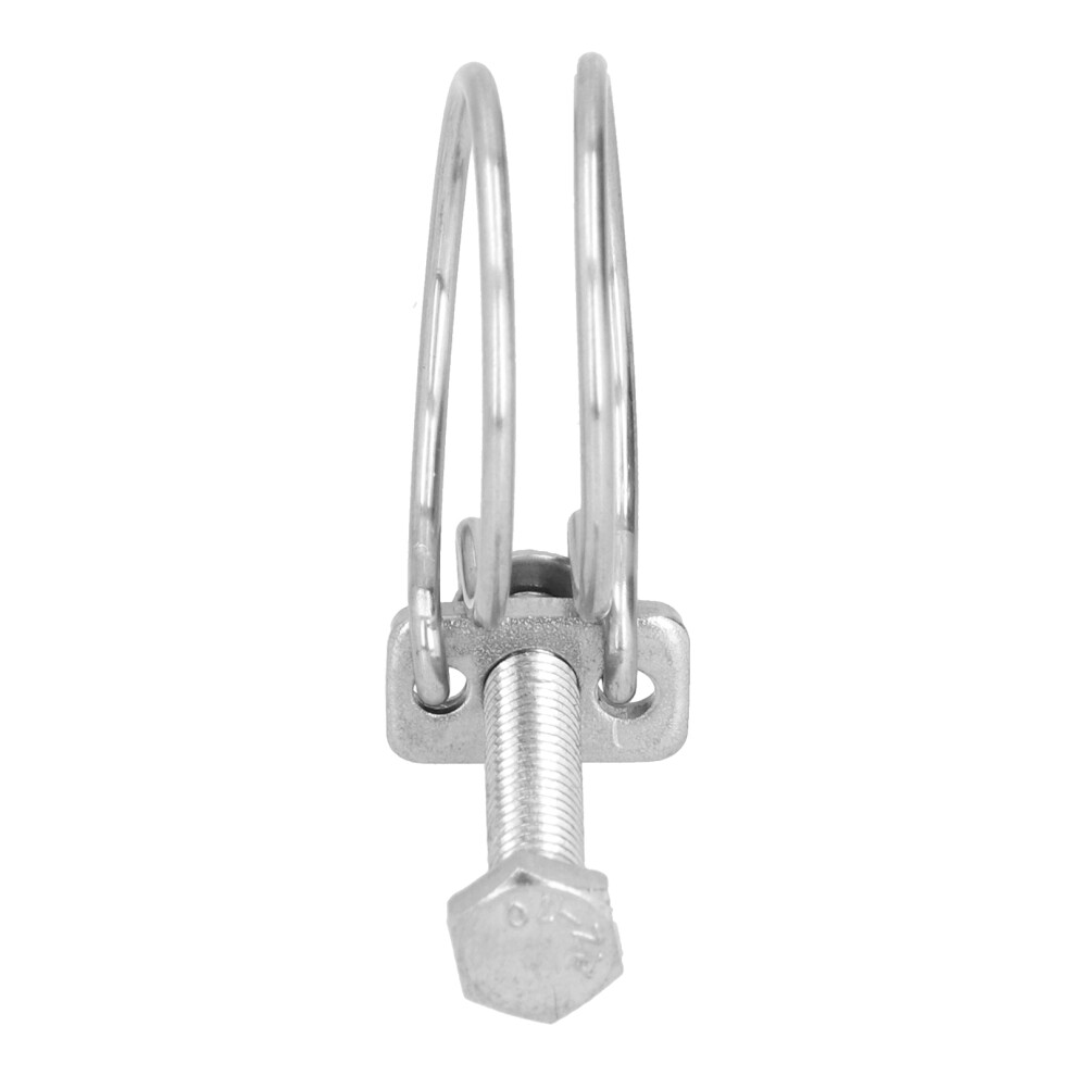 201 Steel Double Wire Hose Clamp Anti-Corrosion