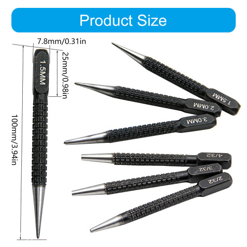 Center Punch Locator for On Site Use in Construction and 2