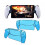 Transparent Protective Case Shockproof PC Washable for PS5 Portal (Blue) 5