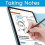 High Sensitivity Touch Screen Pen Precise Touching Pen Pens Replacement For Note 20 / Note 20 Ultra 5G Black 5