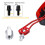 Universal Motorcycle Rearview Mirrors Set 2PCS 8mm/10mm 6