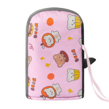 (Silk cotton reflective pink bear cake) Cartoon Motorcycle Gloves for Gifts (50 chars)