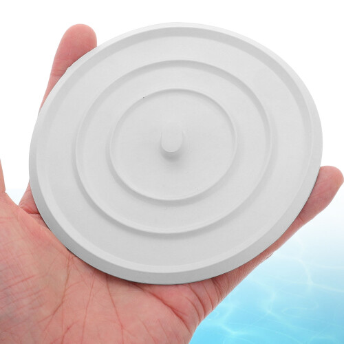 Rubber Sink Stopper Flat Round Drain Cover 2 pcs 2