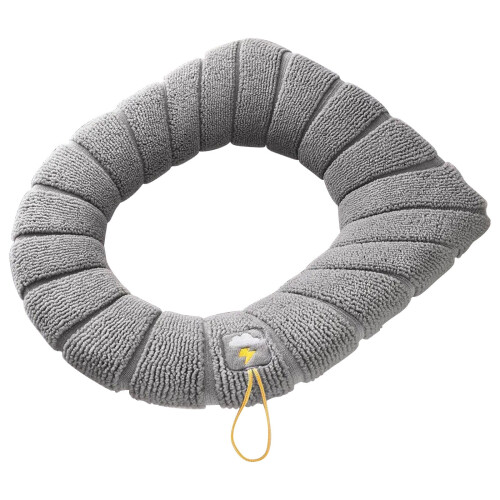Waschbarer, gestrickter Toilettensitzbezug (1 Stück) 1