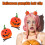 Halloween hårnål spökpumpa design 1 set 2