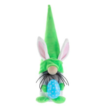 Easter Rabbit Ear Faceless Gnome Dwarf Dolls Happy Easter Decoration for Home Easter Egg Bunny Kids Gifts,Green