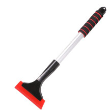 Extendable Ice Scraper Snow Brush Detachable Snow Removal Tool with Foam Handle 360 Pivoting Brush Snow Scraper A