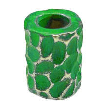 Messing Hamer Patroon Cilindrische Mes Kraal Paraplu Touw Hanger DIY Outdoor Zaklamp Paraplu Touw Accessoires-C