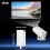 Mini Projector 4K Supported with 180 Adjustable Projection, Wireless Dual Controllers and TF Card for Bedroom 3