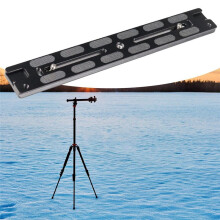 28cm Camera Tripod Quick Release Plate Fixing Holder Telephoto Bracket Support Install Aluminum Alloy Cold Shoe Mount
