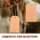 200pcs Blank Paper Tags for DIY Use Printable Paintable Light Brown Small Hole for Hanging 3