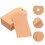 200pcs Blank Paper Tags for DIY Use Printable Paintable Light Brown Small Hole for Hanging 4