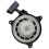 Black Low-Noise Pull Starter for Briggs & Stratton Sprint 3