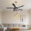 Ceiling Fan Pull Chain Extender Beaded 1 Pack 2