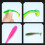 Fishing Lures Silicone T-Tail Bait 40 Pcs + Curved Hooks 20 2