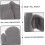 Knit Toddler Mittens Black 12 Pairs 5
