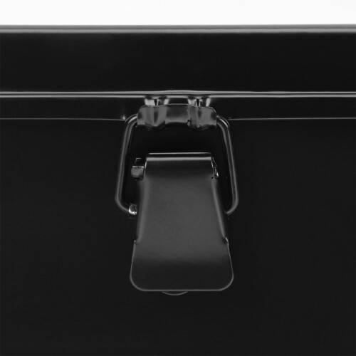Portable Tool Box Iron Black Household Tools Storage Organizer 1Pack 1