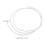 Basketball Net String White 1 Set 70.74 x 0.16 x 0.16 in 2
