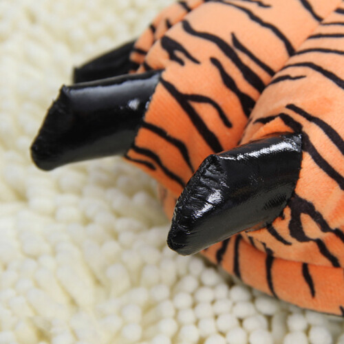 Παντόφλες Dinosaur3D Claw Feet με γούνινα πόδια, παντόφλες Unisex με γούνινο σχέδιο 2
