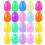 Easter Plastic Egg Shells (20 PCS) – Openable Twist Surprise Eggs, Random Colors(Multicolor) 6