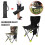 BASSTOP Classic Folding Camp Chairs, with Side Pocket,80KG(176-lb)Capacity,Black 2