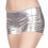 Metallic booty shorts voor dames met lage taille 8
