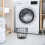 1Pc Black Metal Clothes Storage Container Large Capacity Hollow Design 4