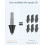 For   Stylus Pen Nib 15Pcs Replaceable High Sensitivity Writing Drawing Tablet Pencil Tip Accessories,Black D 9