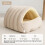 Removable Washable Winter Cat Bed Thick Warm PP Cotton 5