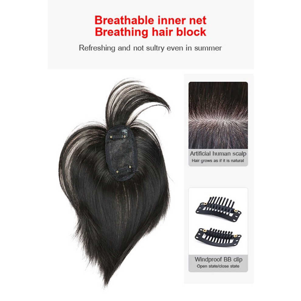 Dcph-Clothing (Natural Black) Women\'S Natural Realistic Hair Bangs Wig