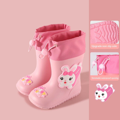 Kids' Waterproof Astronaut Rain Boots – Lightweight 1