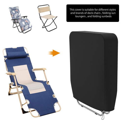 Zero Gravity Folding Chair Cover Waterproof UV Resistant 2