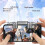Draagbare gaming trigger, smartphone game shooter controller, gamepad, vuurknop, richttoets 4