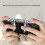 Draagbare gaming trigger, smartphone game shooter controller, gamepad, vuurknop, richttoets 7