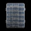 Bifavgk Transparent Plastic Parts Box 18-Cell 5